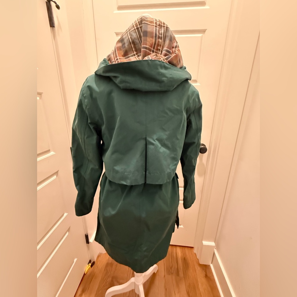 Pendleton. Vintage Forest Green Medium Weight Raincoat. Size XS. - Picture 3 of 16